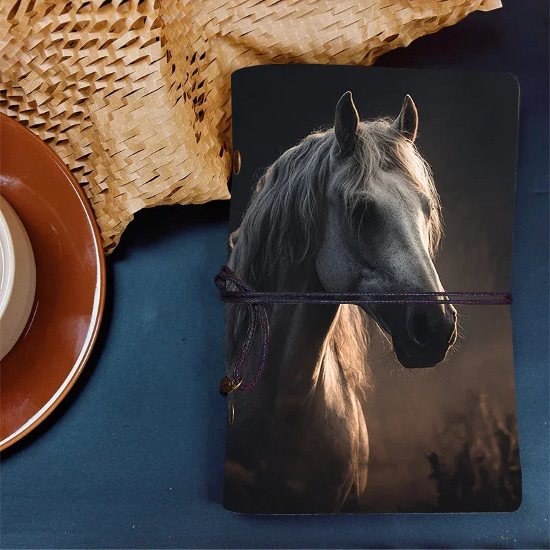 Notebook - White Horse Leather