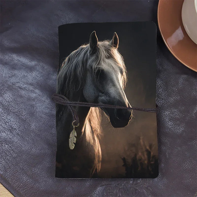 Notebook - White Horse Leather