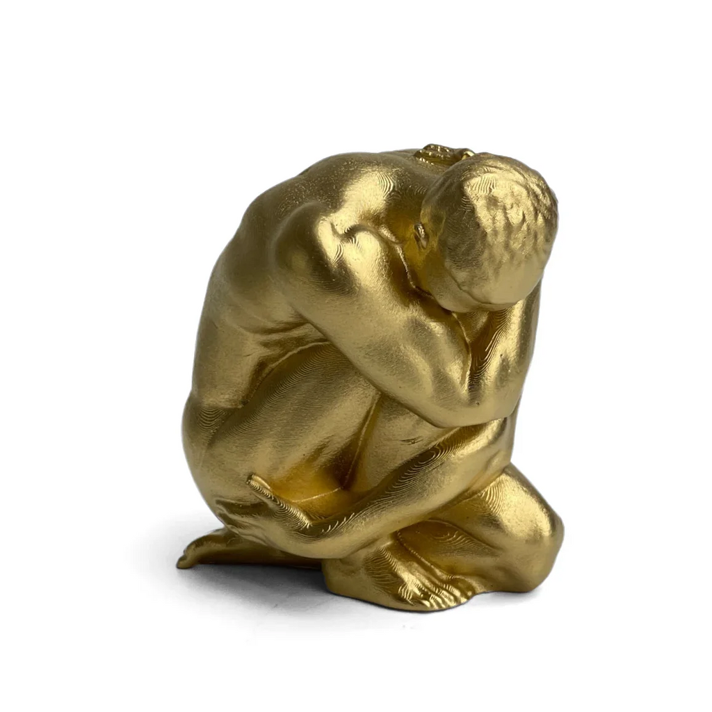 NUDE MALE BODY FIGURINE #3 AURA 8 HOME