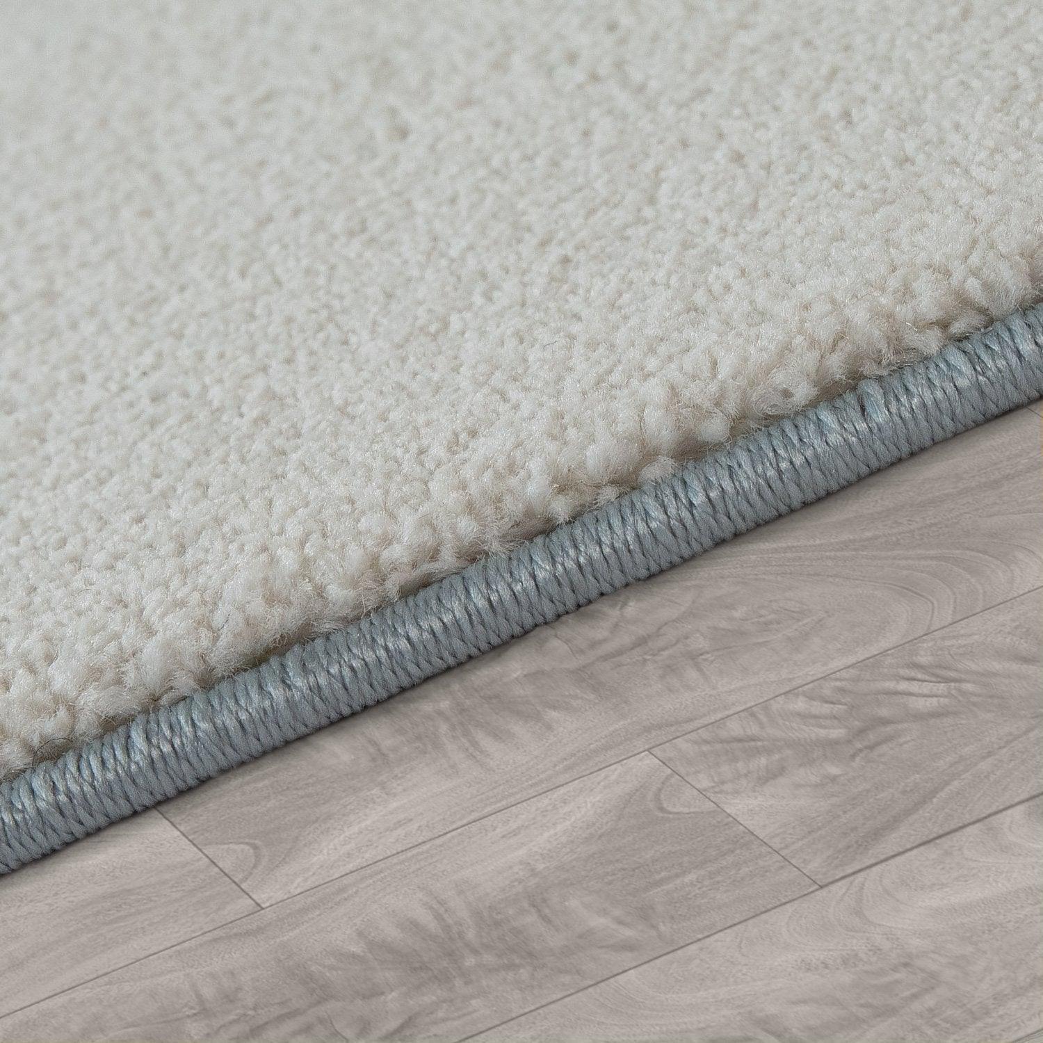 Nursery Rug for Kids Colorful Pastel Stars in Cream RugYourHome