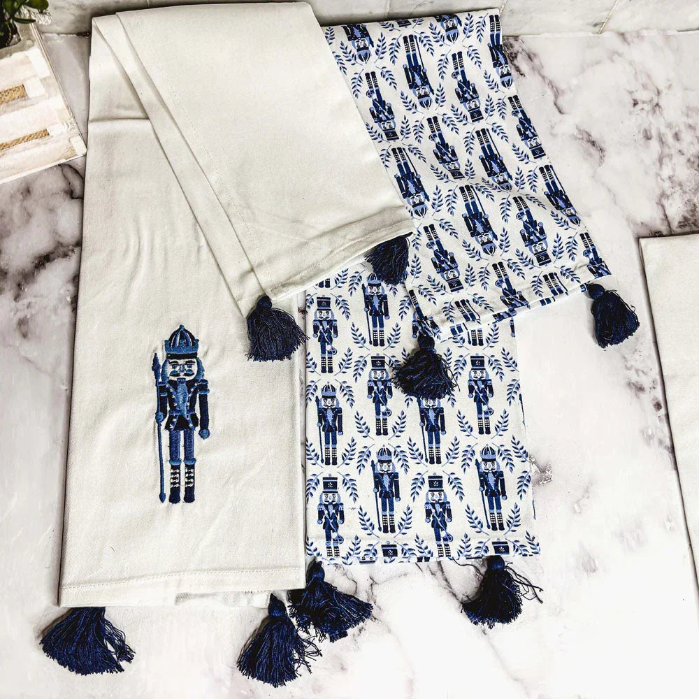 Nutcracker Tea Towel Blue Gia Roma