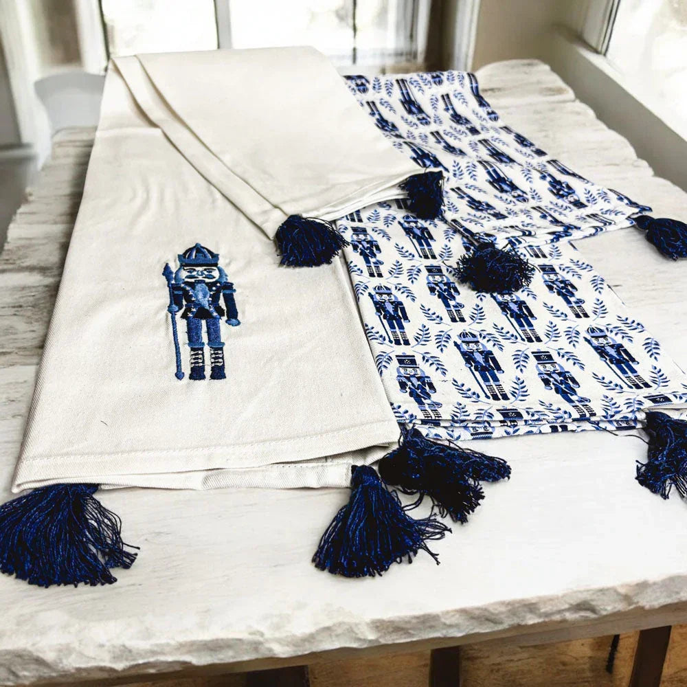 Nutcracker Tea Towel Blue Gia Roma