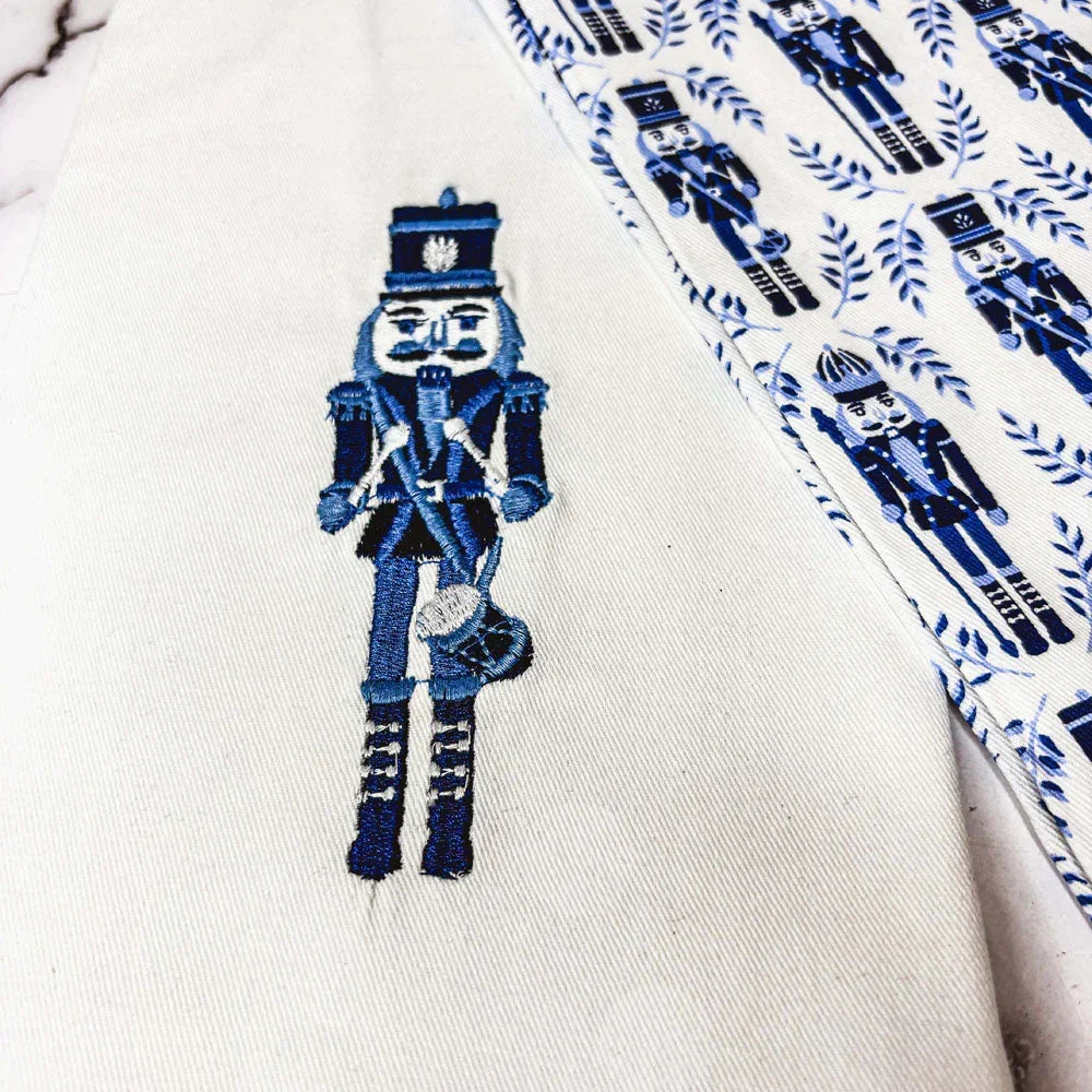 Nutcracker Tea Towel Blue Gia Roma