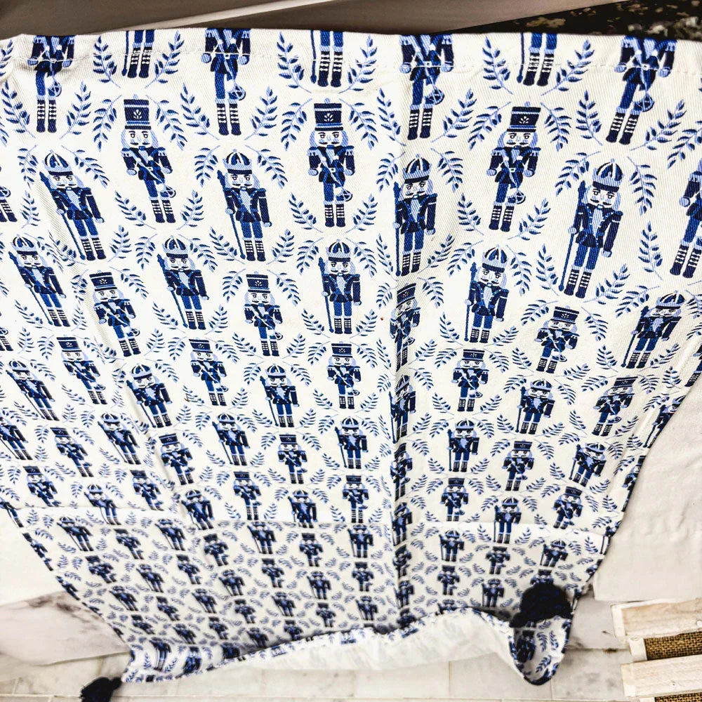 Nutcracker Tea Towel Blue Gia Roma