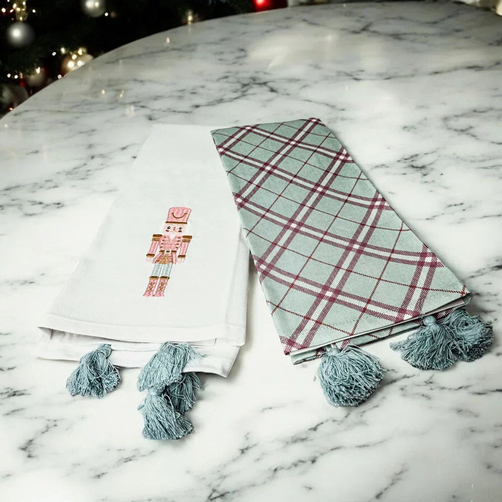 Nutcracker Tea Towel Pink Gia Roma