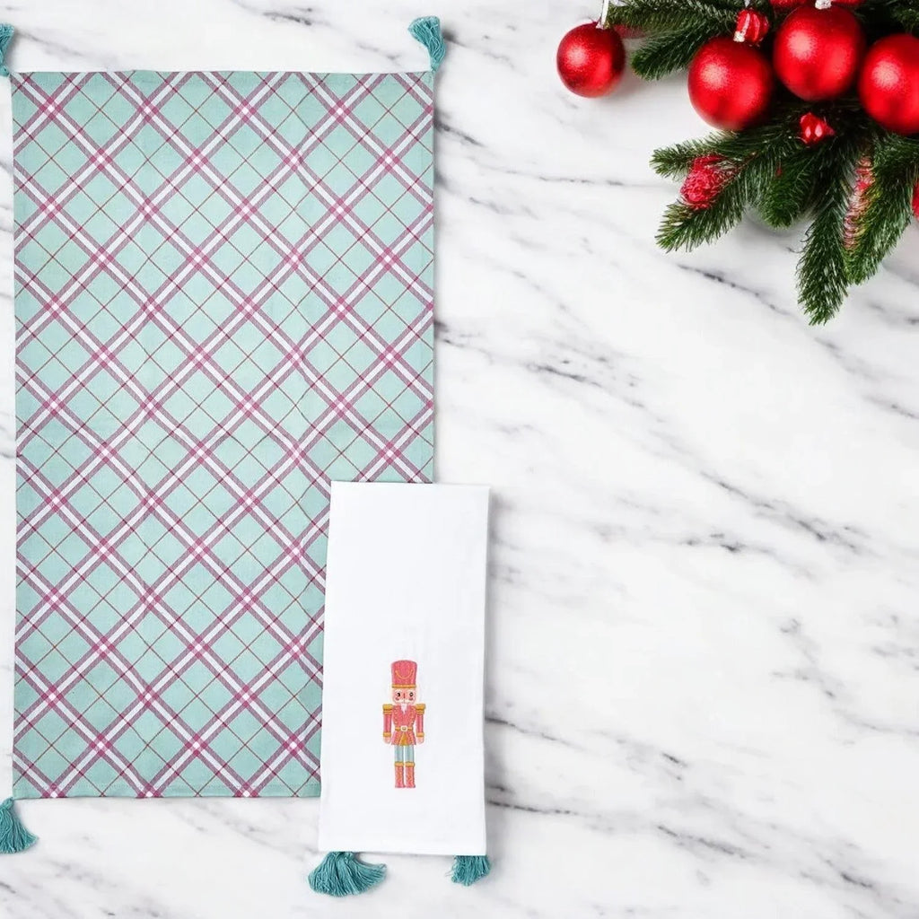 Nutcracker Tea Towel Pink Gia Roma