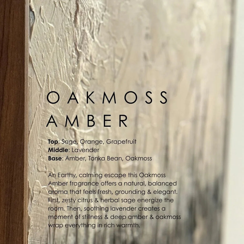 Oakmoss Amber Reed Diffuser Grand Candles LLC