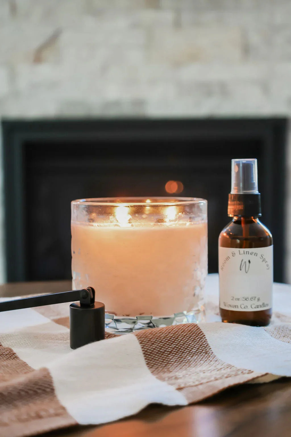 Oakmoss & Amber Woven Co. Candles
