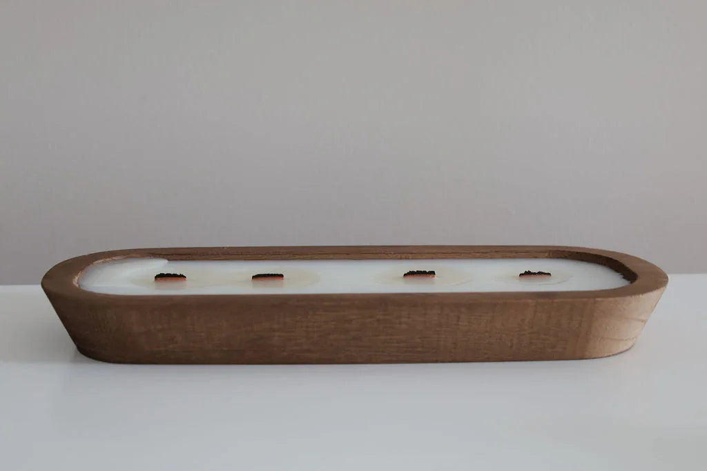 Oakmoss & Amber Woven Co. Candles