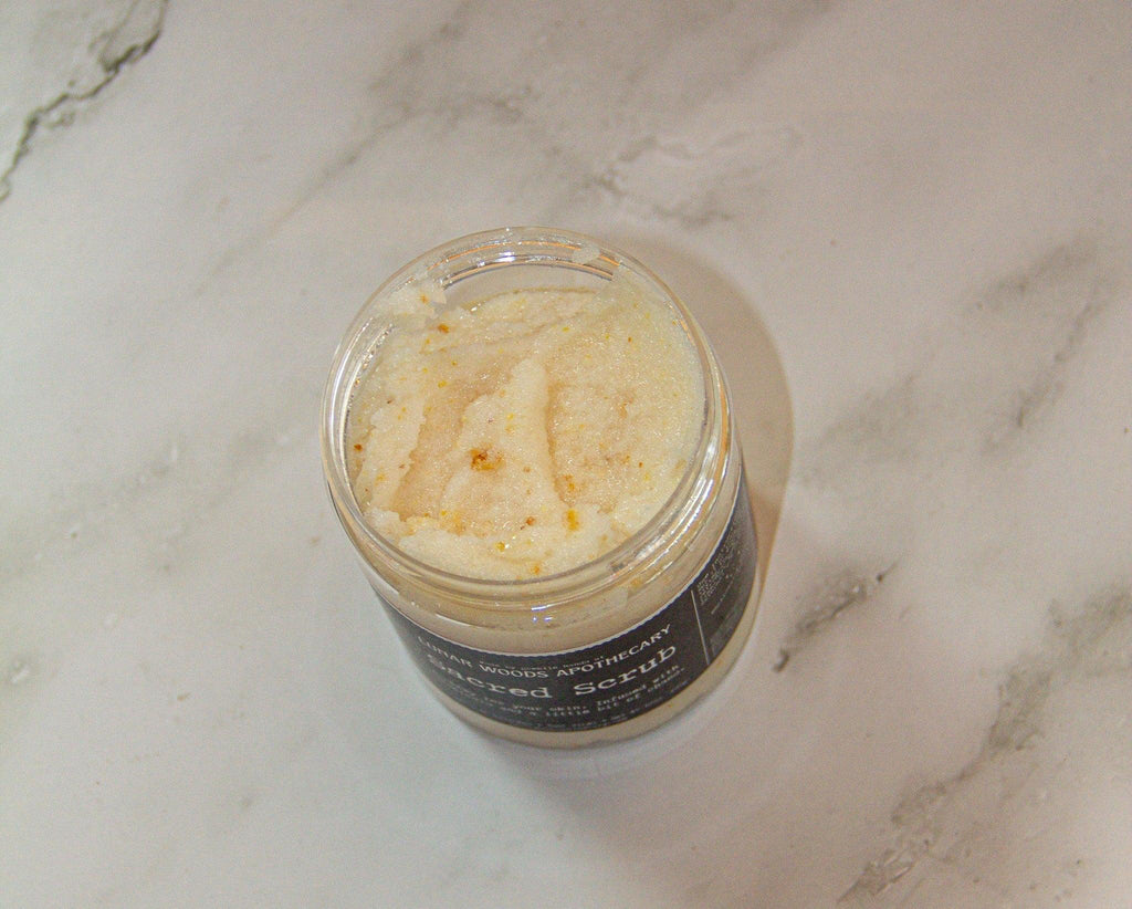 20% Off! Sacred (sugar) Scrub, detail shot - House Of Avana