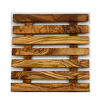 Olive Wood Pan Coaster Trivet