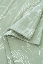Organic Bamboo Cotton Blend Crib Sheet in Natural Oasis Willow Cradle Comforts Co.
