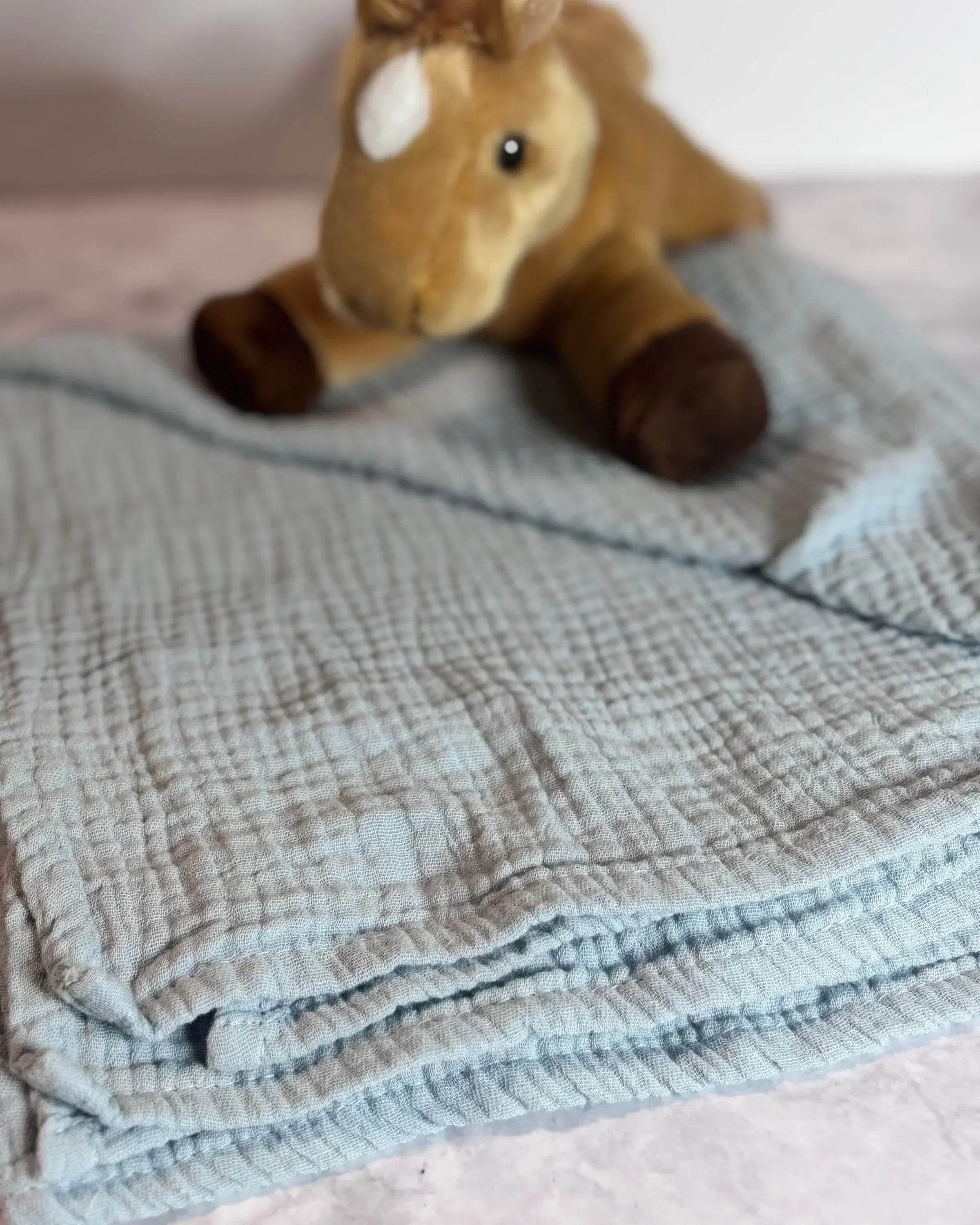 Organic Cotton Gauze Muslin Swaddle Blanket Cradle Comforts Co.