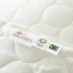 Organic Cotton Quilted Pillow Protectors