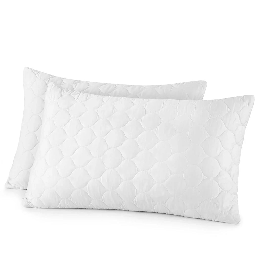 Organic Cotton Lofted Quilted Pillow Protectors