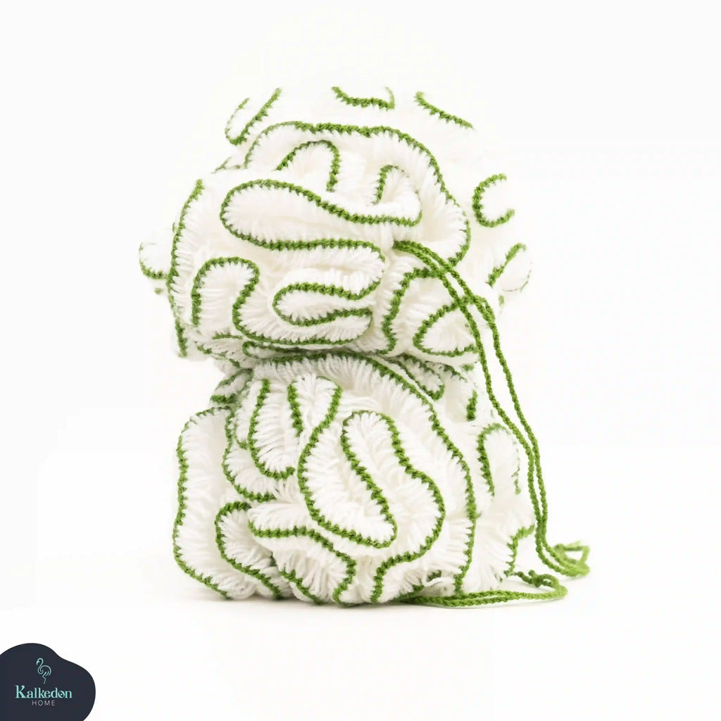 Organic Cotton Shower Pouf