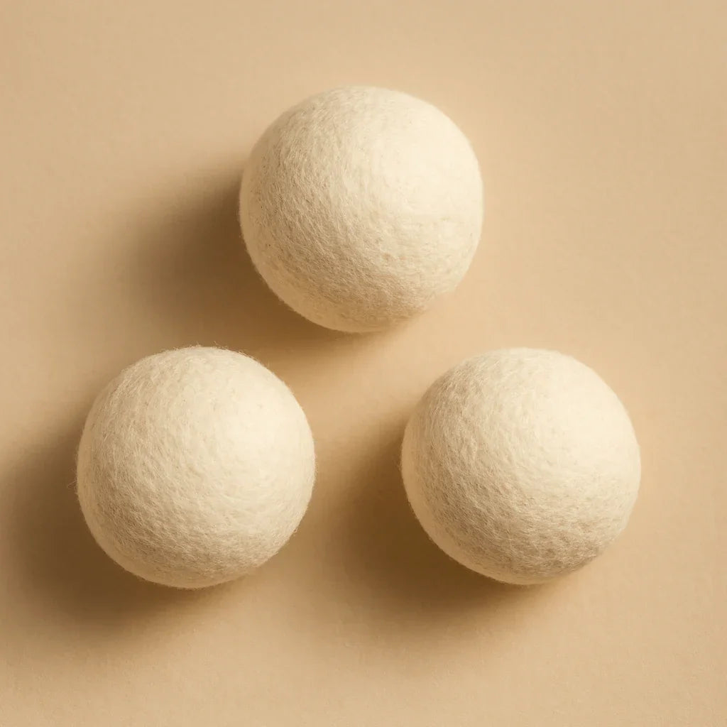 Organic Wool Dryer Balls 3-Pack Zero Waste Outlet