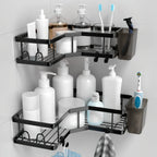 2-pack Corner Shower Stainless Steel Organizer - House Of Avana