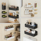 5-piece No-drill Wall-mounted Bathroom Organizer - House Of Avana