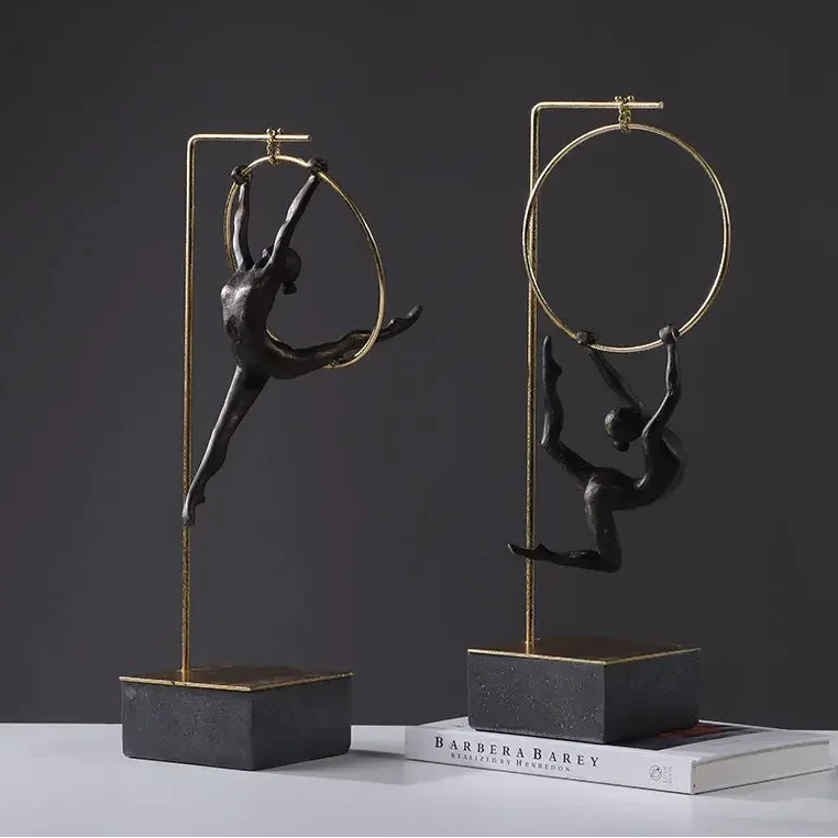 Creative Gymnastic Figure Statue Desk Decoration Acrobat Character Resins Sculpture Crafts Ornaments... - House Of Avana