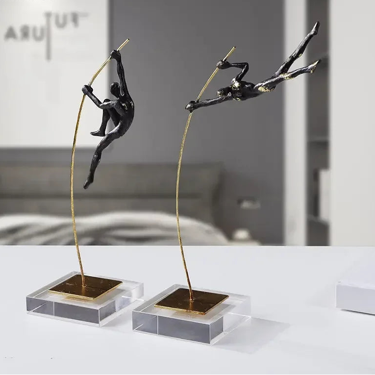 Creative Gymnastic Figure Statue Desk Decoration Acrobat Character Resins Sculpture Crafts Ornaments... - House Of Avana