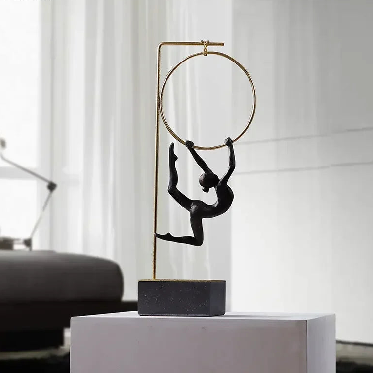 Creative Gymnastic Figure Statue Desk Decoration Acrobat Character Resins Sculpture Crafts Ornaments... - House Of Avana
