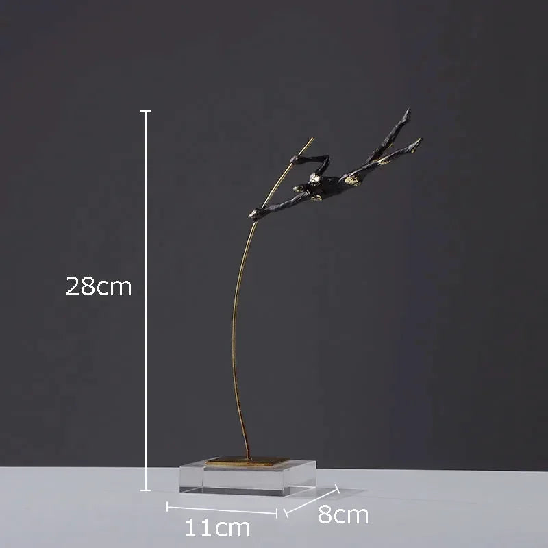 Creative Gymnastic Figure Statue Desk Decoration Acrobat Character Resins Sculpture Crafts Ornaments... - House Of Avana
