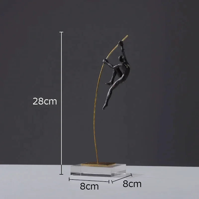 Creative Gymnastic Figure Statue Desk Decoration Acrobat Character Resins Sculpture Crafts Ornaments... - House Of Avana