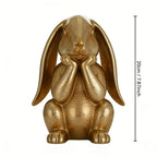 Ornament - Decorative Golden Rabbit Figurine