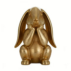 Ornament - Decorative Golden Rabbit Figurine