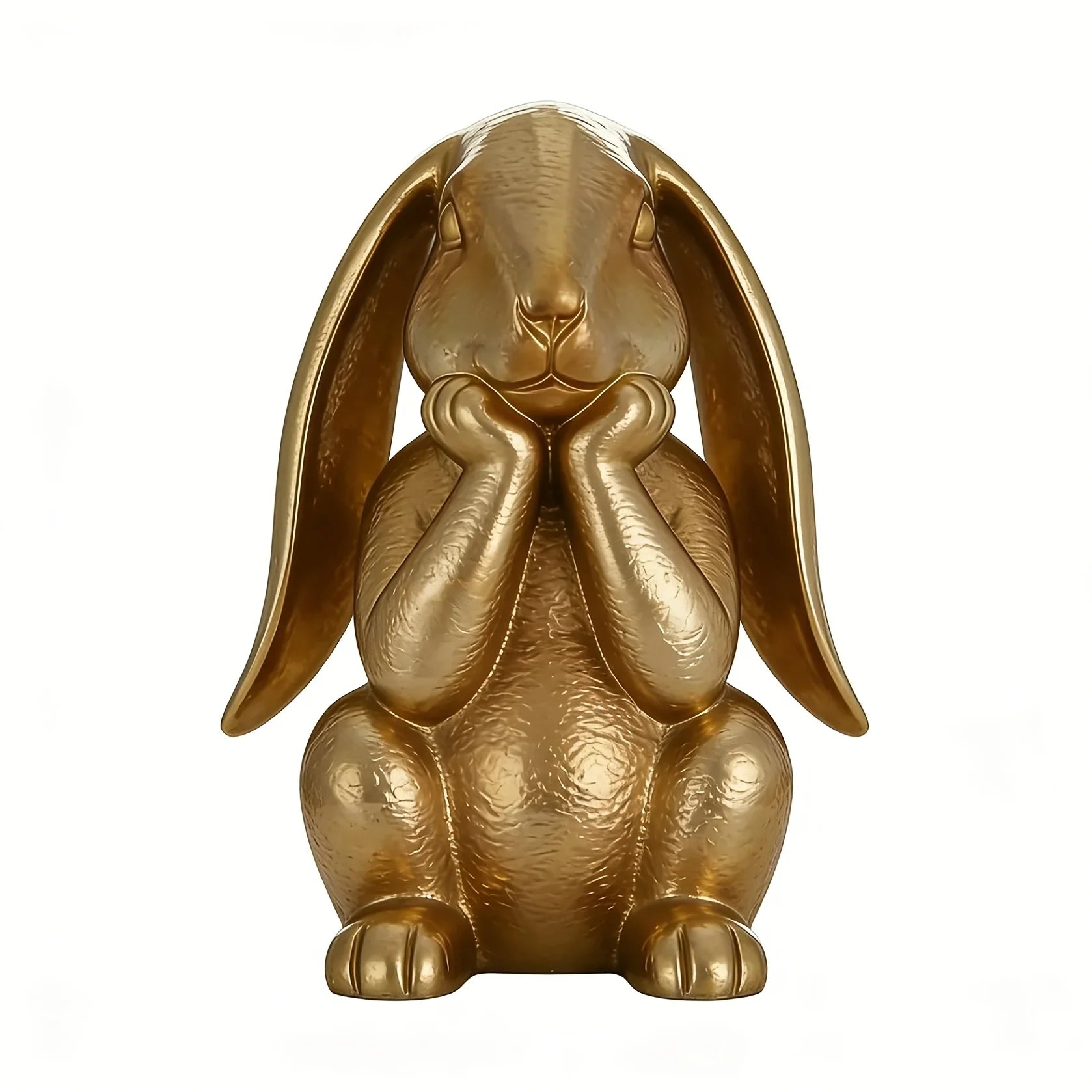 Ornament - Decorative Golden Rabbit Figurine