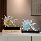Elegant Starfish-shaped Resin Ornaments - Luxurious Home Decor for Living Room, Office, or Tv Stand |... - House Of Avana