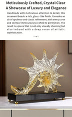 Elegant Starfish-shaped Resin Ornaments - Luxurious Home Decor for Living Room, Office, or Tv Stand |... - House Of Avana