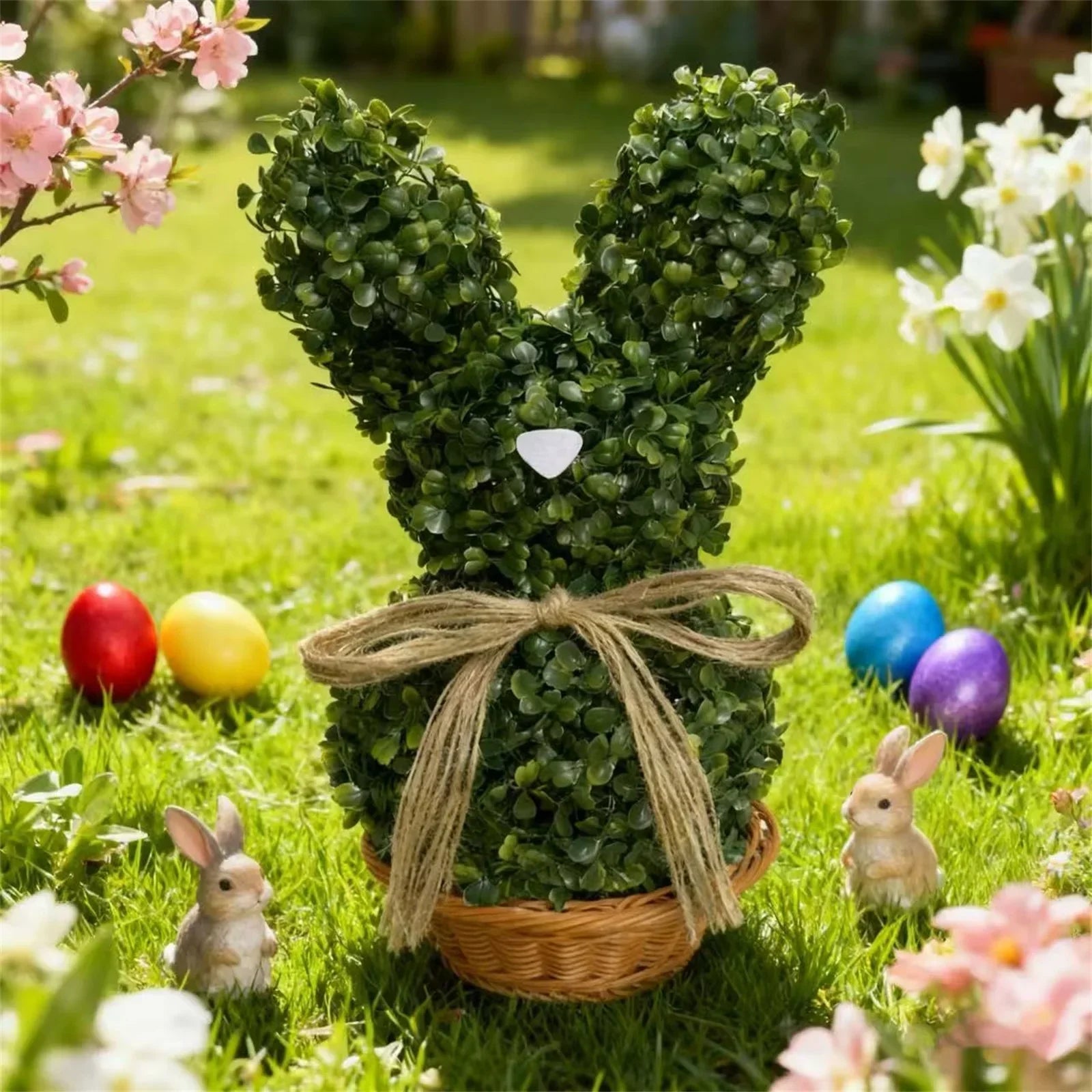 Ornament - Decorative Green Wicker