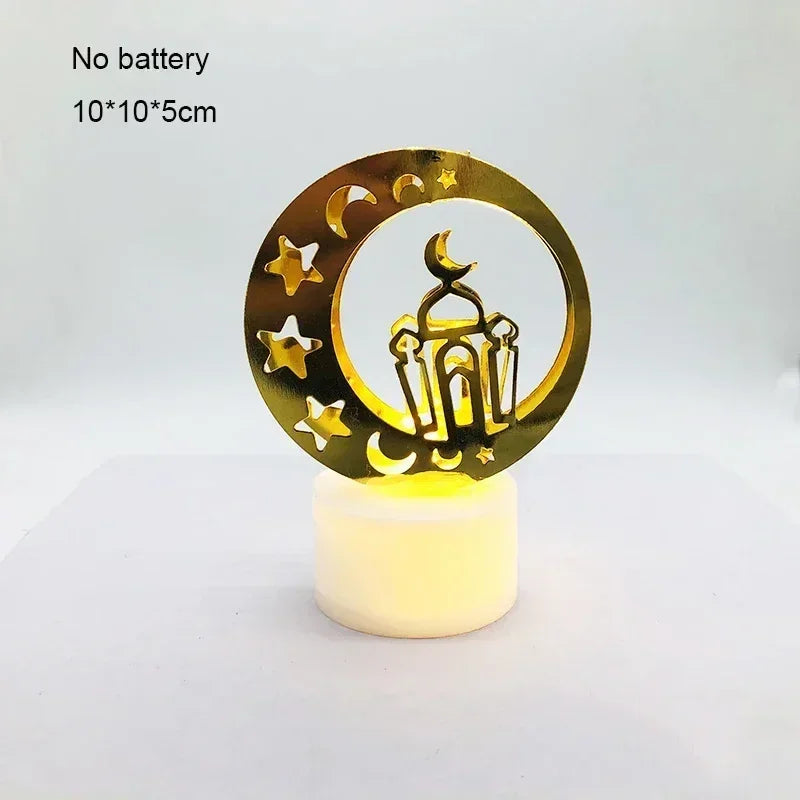 Ornament - LED Iron Candle Ramadan