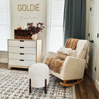 Plush Boucle Drum Ottoman, Choose Your Color