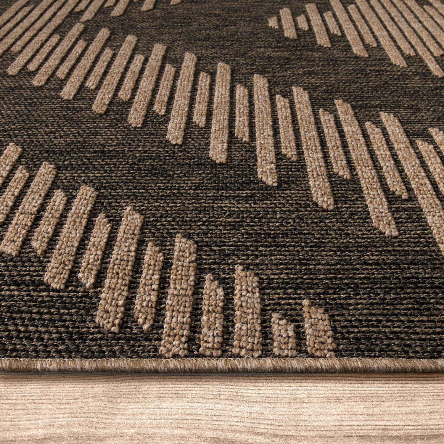 In- & Outdoor Rug Cologne with Bohemian Diamond Pattern RugYourHome