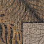 Indoor & Outdoor Rug Captera with Leaves Design RugYourHome