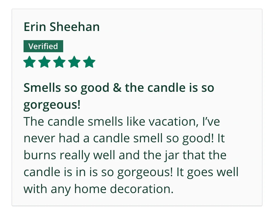 Pacific Islands: Tropical Candle Gift Set Fernweh Editions