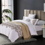Padma Embroidered Duvet Set Mélange Home