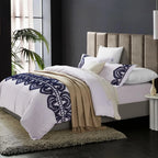 Padma Embroidered Duvet Set Mélange Home