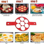 Pancake Mold - Non-Stick Silicone Round