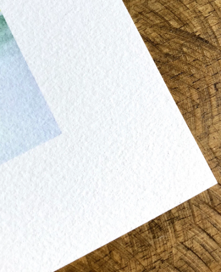 Fiat 500 in the Snow, NYC, watercolor painting