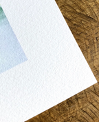 Triumph Spitfire on Cabrini, NYC, watercolor painting