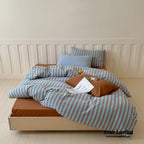 Parker Minimalist Striped Bedding Set / Pink Ever Lasting