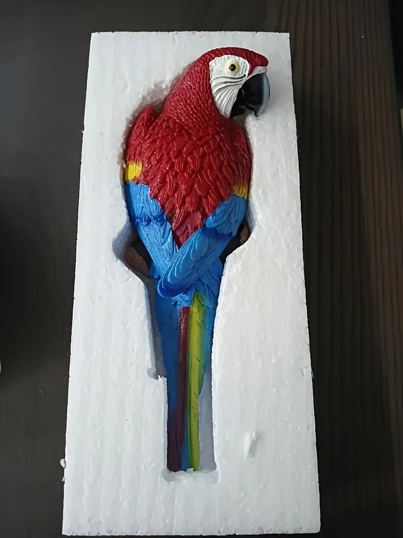 Resin Parrot Figurines Climbing Hanging Decor, Art Deco Style Alphabet Animal Theme, Garden Outdoor Ornament for Various Room Types, Perfect Gift for Girlfriend, Mom - Universal Holiday Decor, No Electricity Needed House Of Avana