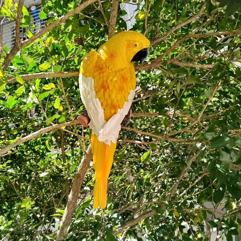 Resin Parrot Figurines Climbing Hanging Decor, Art Deco Style Alphabet Animal Theme, Garden Outdoor Ornament for Various Room Types, Perfect Gift for Girlfriend, Mom - Universal Holiday Decor, No Electricity Needed House Of Avana