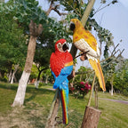 Resin Parrot Figurines Climbing Hanging Decor, Art Deco Style Alphabet Animal Theme, Garden Outdoor Ornament for Various Room Types, Perfect Gift for Girlfriend, Mom - Universal Holiday Decor, No Electricity Needed House Of Avana