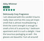 Passion Fruit & Guava Scented Soy Candle Fernweh Editions