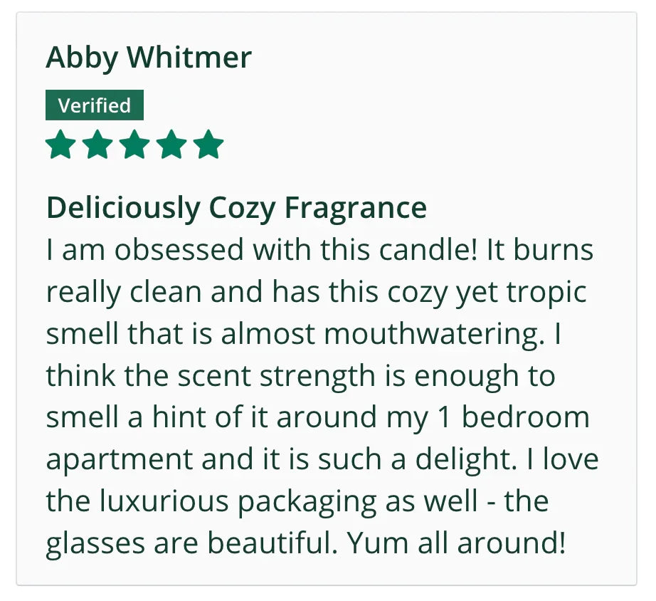 Passion Fruit & Guava Scented Soy Candle Fernweh Editions